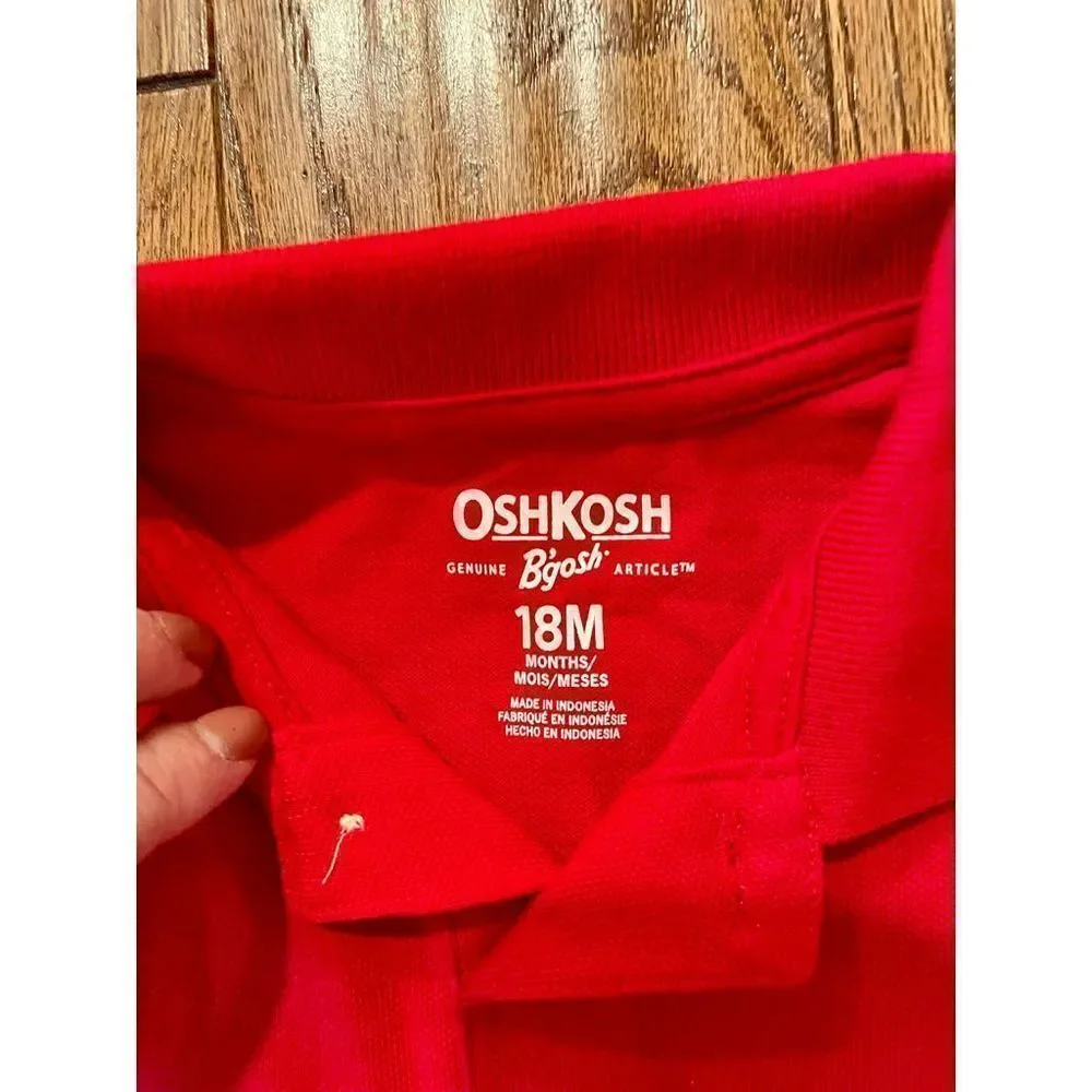 Oshkosh boys 18 months nwt polo and sweatshirt bundle